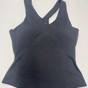 Black Sleeveless V-Neck tankTop sport